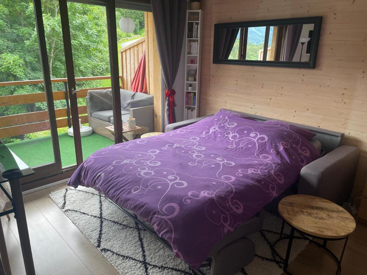 Studio Turquoise Quartier Grattague Vue Montblanc Saint-Gervais-les-Bains Eksteriør bilde