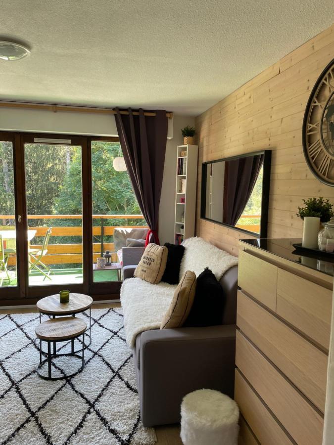 Studio Turquoise Quartier Grattague Vue Montblanc Saint-Gervais-les-Bains Eksteriør bilde
