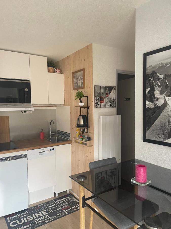 Studio Turquoise Quartier Grattague Vue Montblanc Saint-Gervais-les-Bains Eksteriør bilde